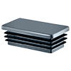 Rectangular end cap